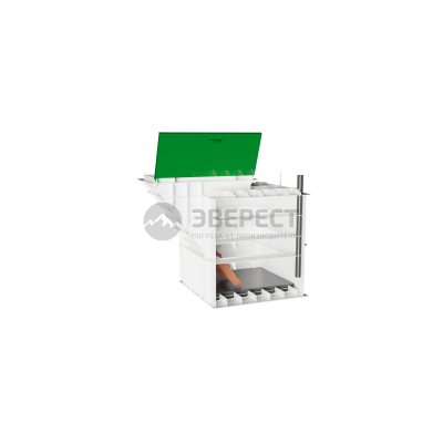 Пластиковый погреб Комфорт ПА-1000 2,08x1,58