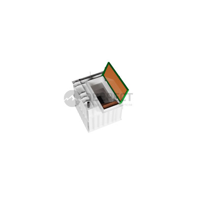 Пластиковый погреб Комфорт ПА-400 2,08x1,58